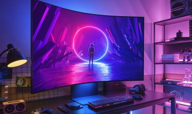 Dünya’nın ilk 55 inç kavisli oyun ekranı