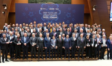 Sanayinin yıldızları ödüllerini aldı