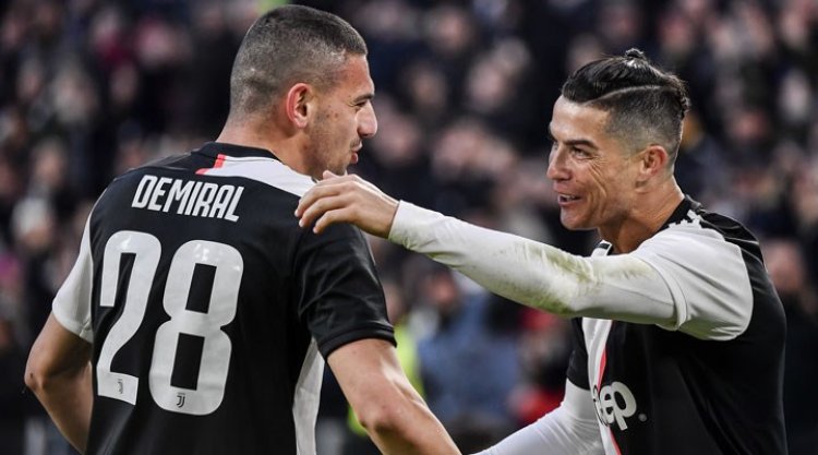 Merih Demiral duyurdu: Ronaldo'nun imzalı forması 5 milyon TL'ye satıldı