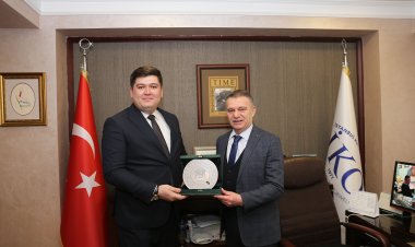 Özbek Heyeti, İKO Başkanı Atayık’ı ziyaret etti