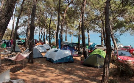 Yerli turist çadıra mahkum oldu!