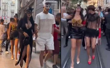 İstiklal Caddesi'den dolar saçıp video çekenlere gözaltı