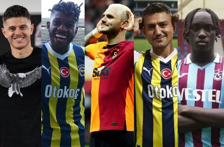 2023/24 sezonu yaz transfer dönemi sona erdi! İşte tüm imzalar...