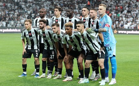 Beşiktaş, UEFA Avrupa Ligi kadrosunu açıkladı