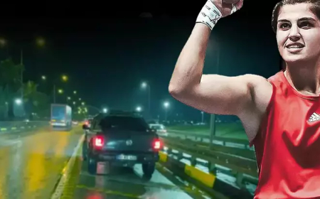 Milli boksör Busenaz'a trafikte saldırı