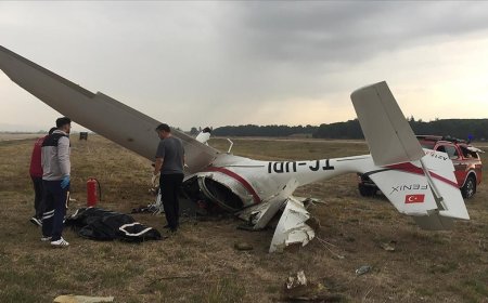 Bursa'da eğitim uçağı düştü, iki pilot hayatını kaybetti