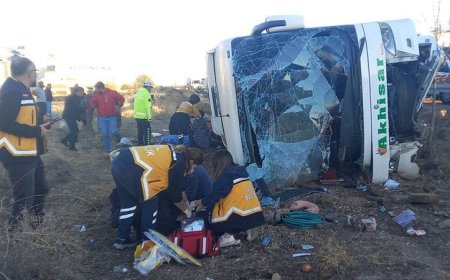 Aksaray'da otobüs kazası: 6 kişi öldü