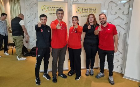 Yusuf Dikeç ve Şimal Yılmaz, Avrupa Şampiyonlar Ligi'nde altın madalya kazandı