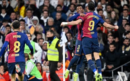 Barcelona, El Clasico'yu farklı kazandı
