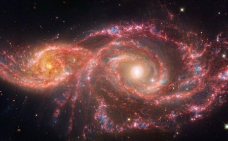 Webb ve Hubble uzay teleskopları iki galaksiyi görüntüledi