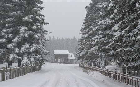 Uludağ'a erken gelen kar turizmcilerin yüzünü güldürdü