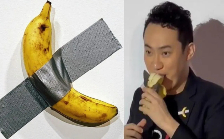 "Duvara bantlanmış muz"u 6.2 milyon dolara satın alıp yedi!