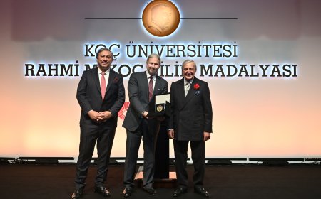 Rahmi M. Koç Bilim Madalyası Prof. Dr. Mete Atatüre'ye verildi