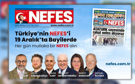 Nefes gazetesi yazar kadrosunu duyurdu