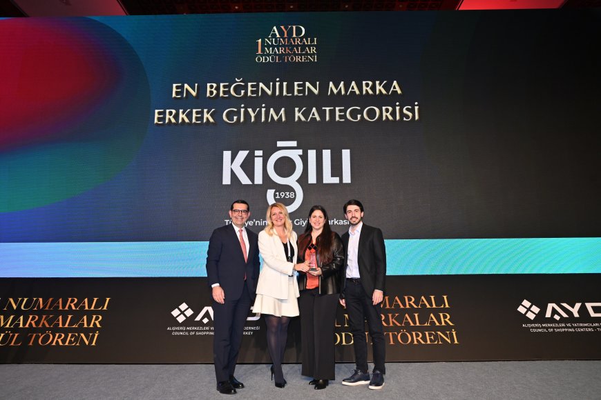 Kiğılı, “En Beğenilen Erkek Giyim Markası” Barış Arduç, “En Beğenilen Marka Yüzü” seçildi!