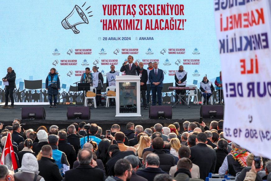 CHP'den asgari ücret mitingi: Geçim yoksa, seçim var!
