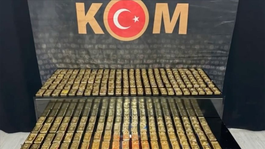 2024 yılında 3 milyar lira değerinde kaçak altına el kondu