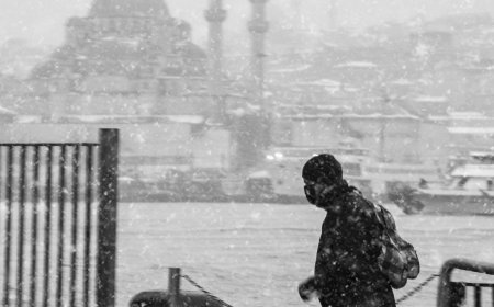 İstanbul için kar ve fırtına uyarısı!