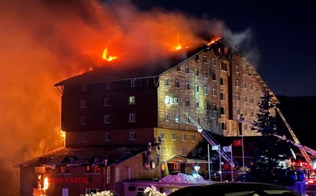 Bolu Grand Otel yangınında ölü sayısı 79'a yükseldi,